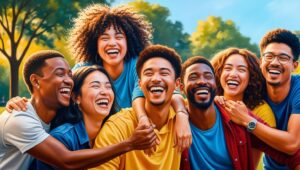 Group of friends built on compassion.