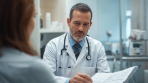 visiting doctor with panic attack