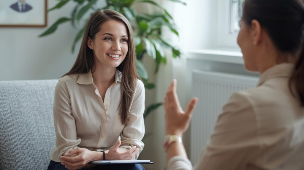 woman asks her therapist if everyone can be hypnotized