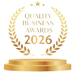 Quality Business Awards 2026 badge representing continued excellence and recognition