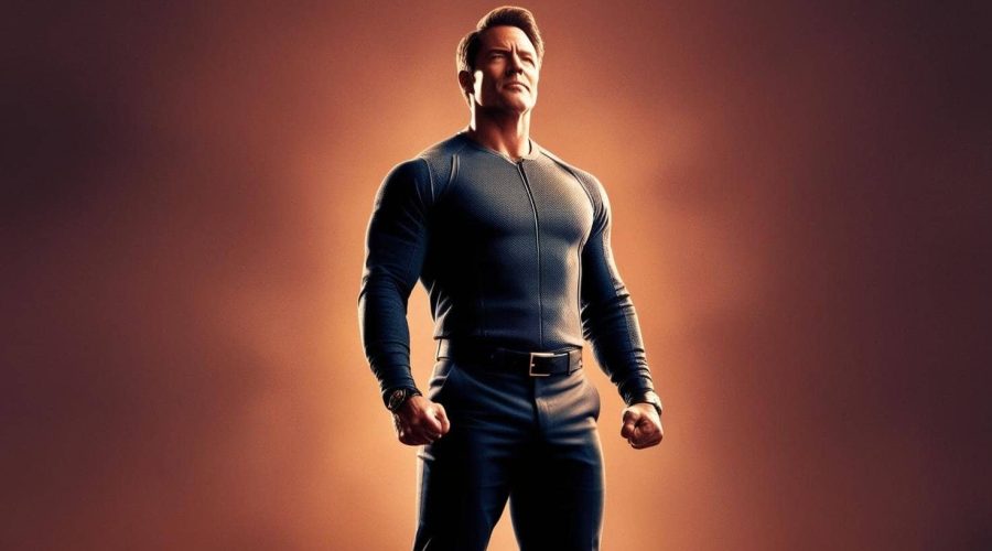 Man standing tall with purpose, chest and head held high.