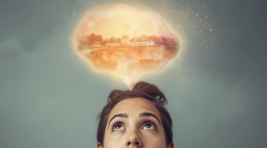 person remembering hypnosis session